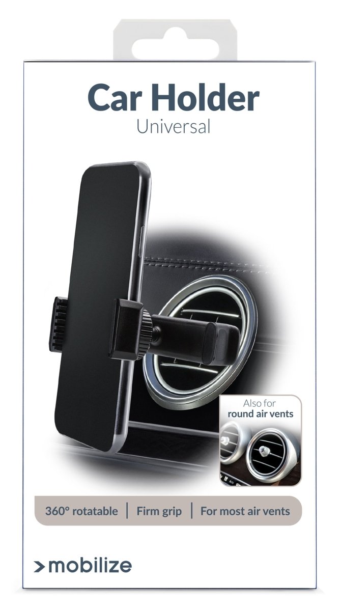 Mobilize Autohouder Voor Ronde Luchtroosters - 123TelecomShop