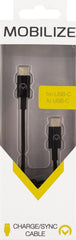 Mobilize Cable Usb-C To Usb-C 1M. 60W Black - 123TelecomShop