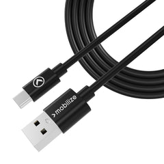 Mobilize Charge/Sync Cable Usb-C 1M. 15W Black - 123TelecomShop