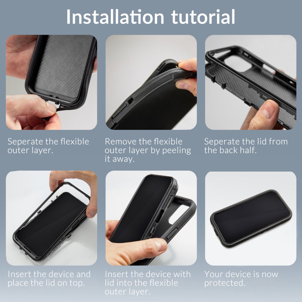 Mobilize Defender Case Samsung Galaxy S25 5G Black - 123TelecomShop