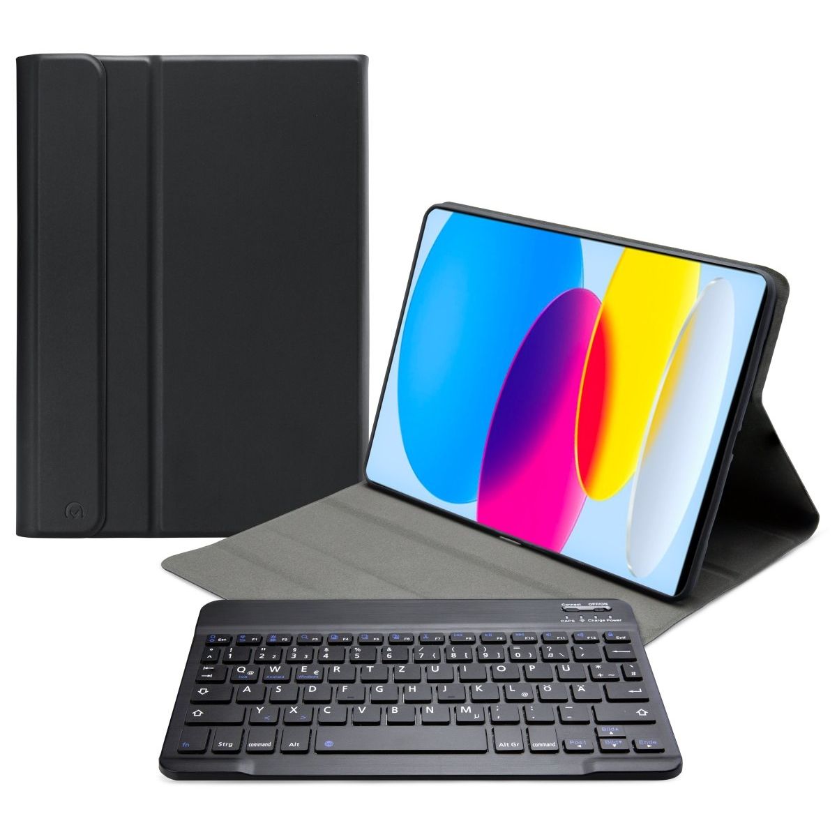Mobilize Detachable Bluetooth Keyboard Case Apple Ipad 10.9 (2022)/Ipad 11 (2025) Black Qwertz - 123TelecomShop