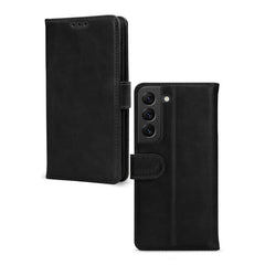 Mobilize Echt Lederen Bookcase voor de Samsung Galaxy S22 - Zwart - 123TelecomShop