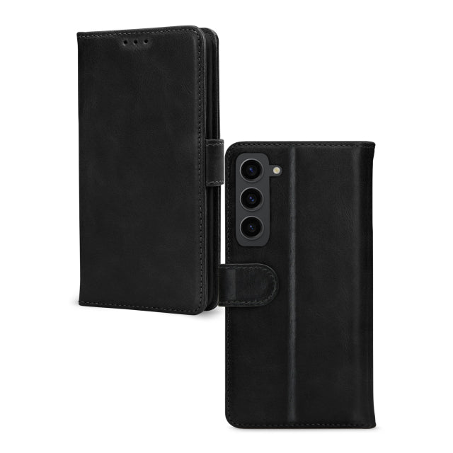 Mobilize Echt Lederen Bookcase voor de Samsung Galaxy S23 5G - Zwart - 123TelecomShop