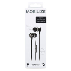 Mobilize In - Ear Stereo Headset With Remote 3.5Mm Black - 123TelecomShop