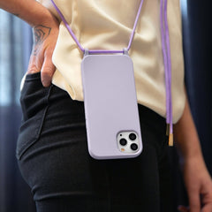 Mobilize Lanyard Gelly Case For Apple Iphone 15 Pro Max Pastel Purple - 123TelecomShop