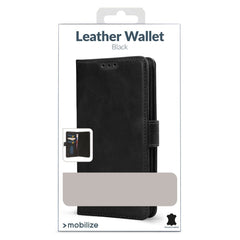 Mobilize Leather Wallet Apple Iphone 17 Black - 123TelecomShop