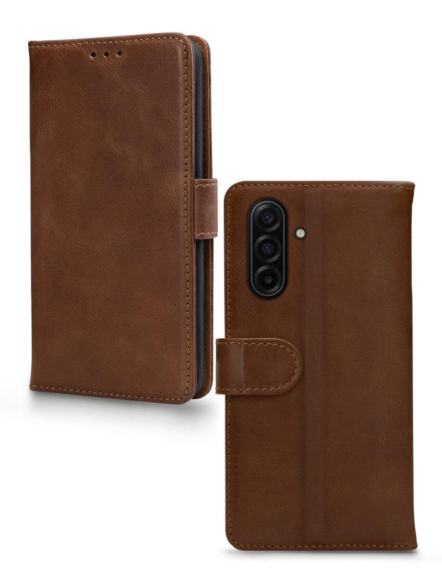 Mobilize Leather Wallet Samsung Galaxy A17 (4G/5G) Brown - 123TelecomShop