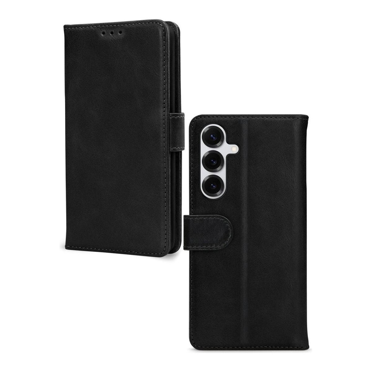 Mobilize Leather Wallet Samsung Galaxy S25+ 5G Black - 123TelecomShop