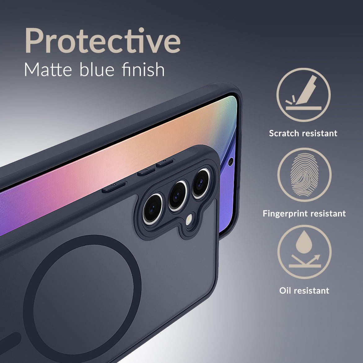 Mobilize Magsafe Compatible Hybrid Case Samsung Galaxy S25 Ultra 5G Blue - 123TelecomShop