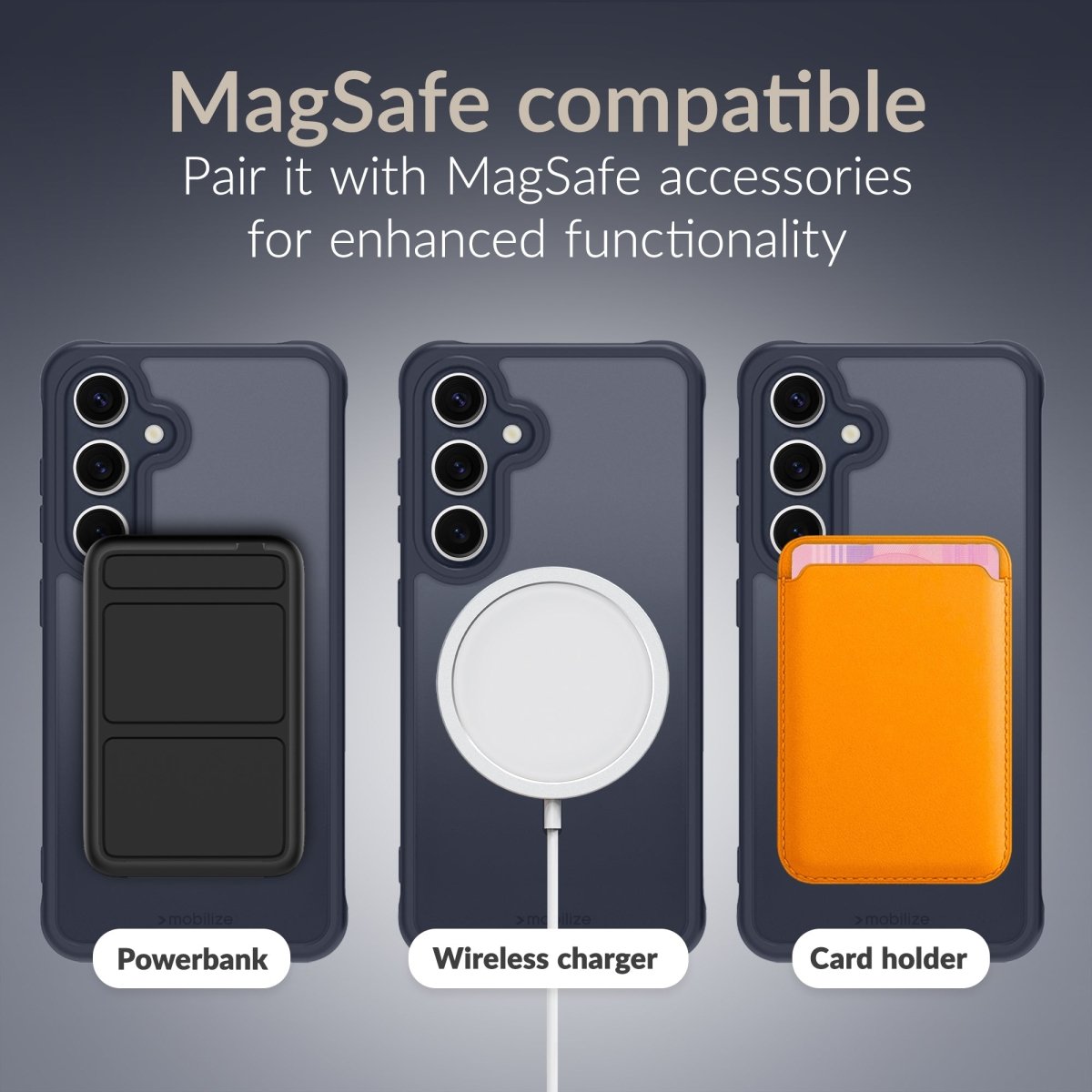 Mobilize Magsafe Compatible Hybrid Case Samsung Galaxy S25 Ultra 5G Blue - 123TelecomShop