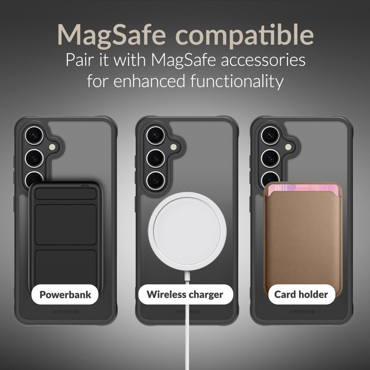 Mobilize Magsafe Compatible Hybrid Case Samsung Galaxy S26 Ultra 5G Black - 123TelecomShop