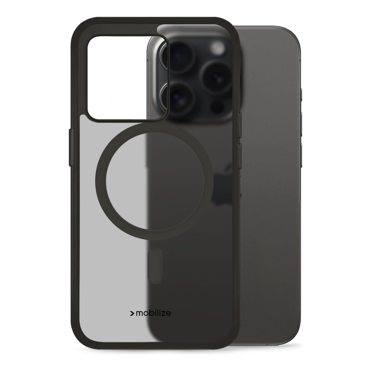 Mobilize Magsafe Compatible Hybrid Pro Case Apple Iphone 15 Pro Black - 123TelecomShop