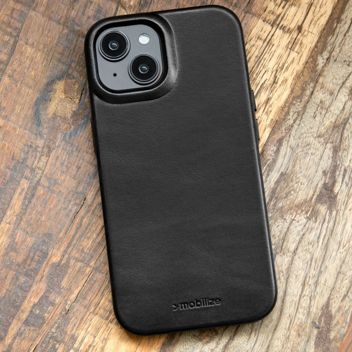 Mobilize Magsafe Compatible Premium Leather Case Apple Iphone 16 Pro Max Black - 123TelecomShop