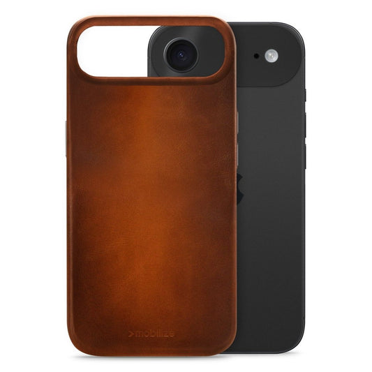 Mobilize Magsafe Compatible Premium Leather Case Apple Iphone 17 Air Burned Cognac - 123TelecomShop