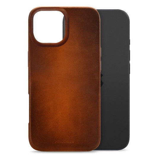 Mobilize Magsafe Compatible Premium Leather Case Apple Iphone 17 Burned Cognac - 123TelecomShop