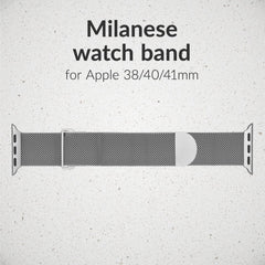 Mobilize Milanese Watch Band - For Apple 38/40/41Mm - Silver - 123TelecomShop