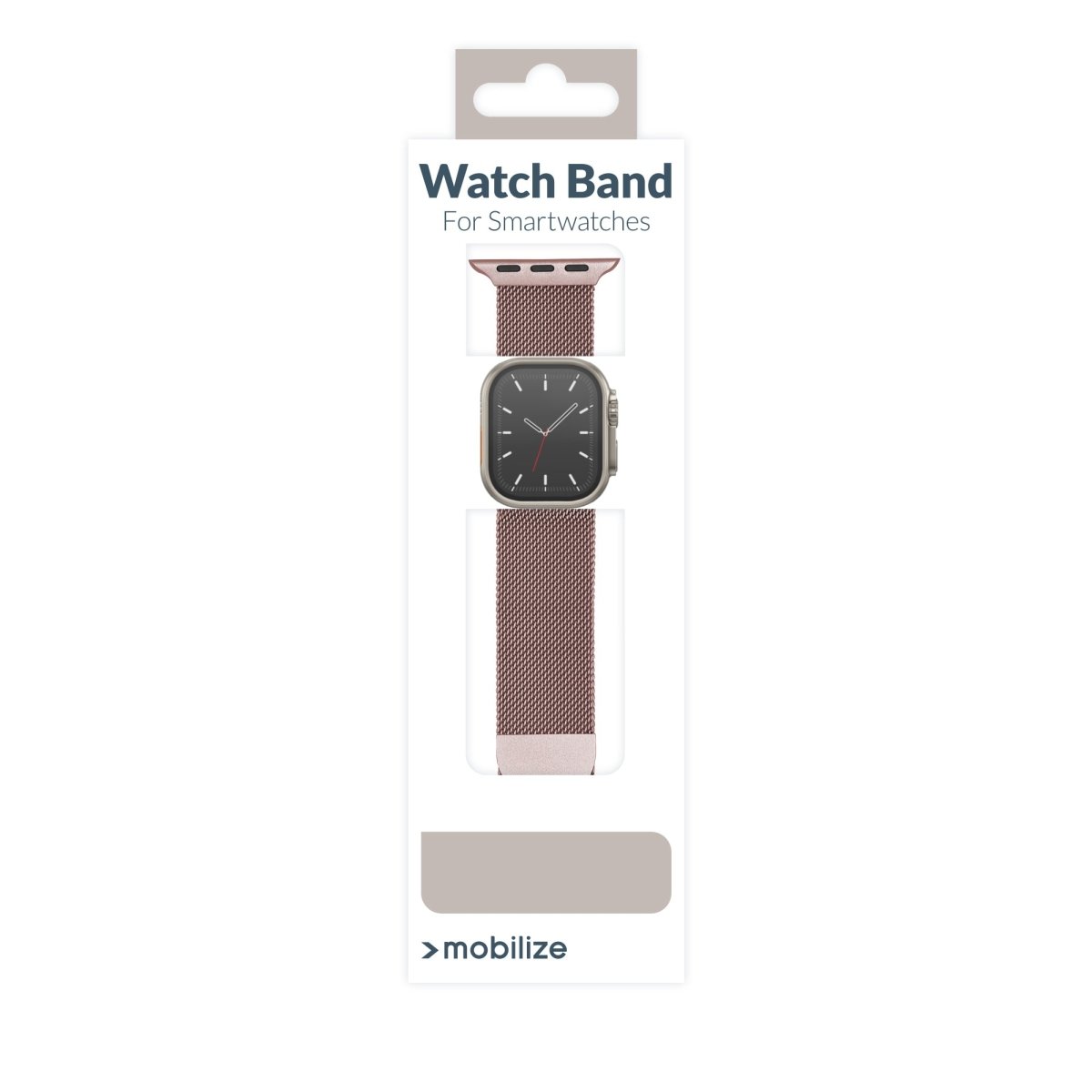 Mobilize Milanese Watch Band - For Apple 42/44/45/49Mm - Pink - 123TelecomShop