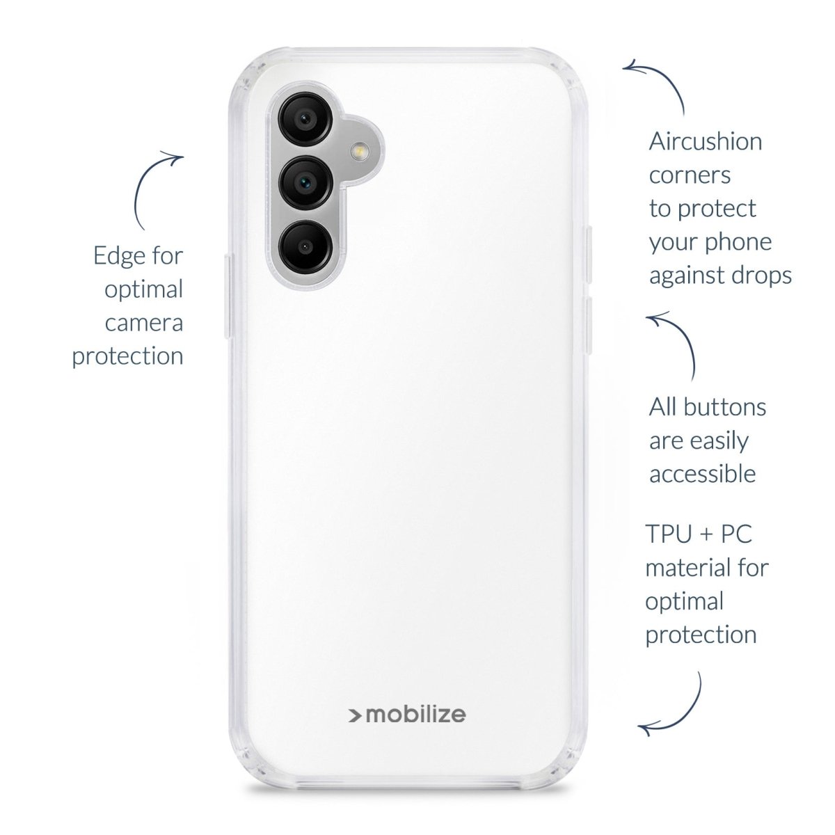 Mobilize Naked Protection Case Samsung Galaxy S25 5G Clear - 123TelecomShop