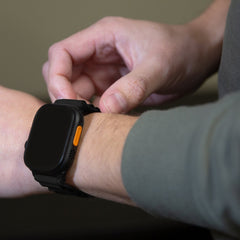 Mobilize Nylon Watch Band - Alpine - Black Connector - For Apple 38/40/41Mm - Black - 123TelecomShop