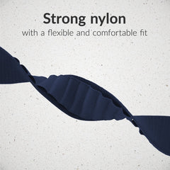 Mobilize Nylon Watch Band - Alpine - Black Connector - For Apple 38/40/41Mm - Blue - 123TelecomShop