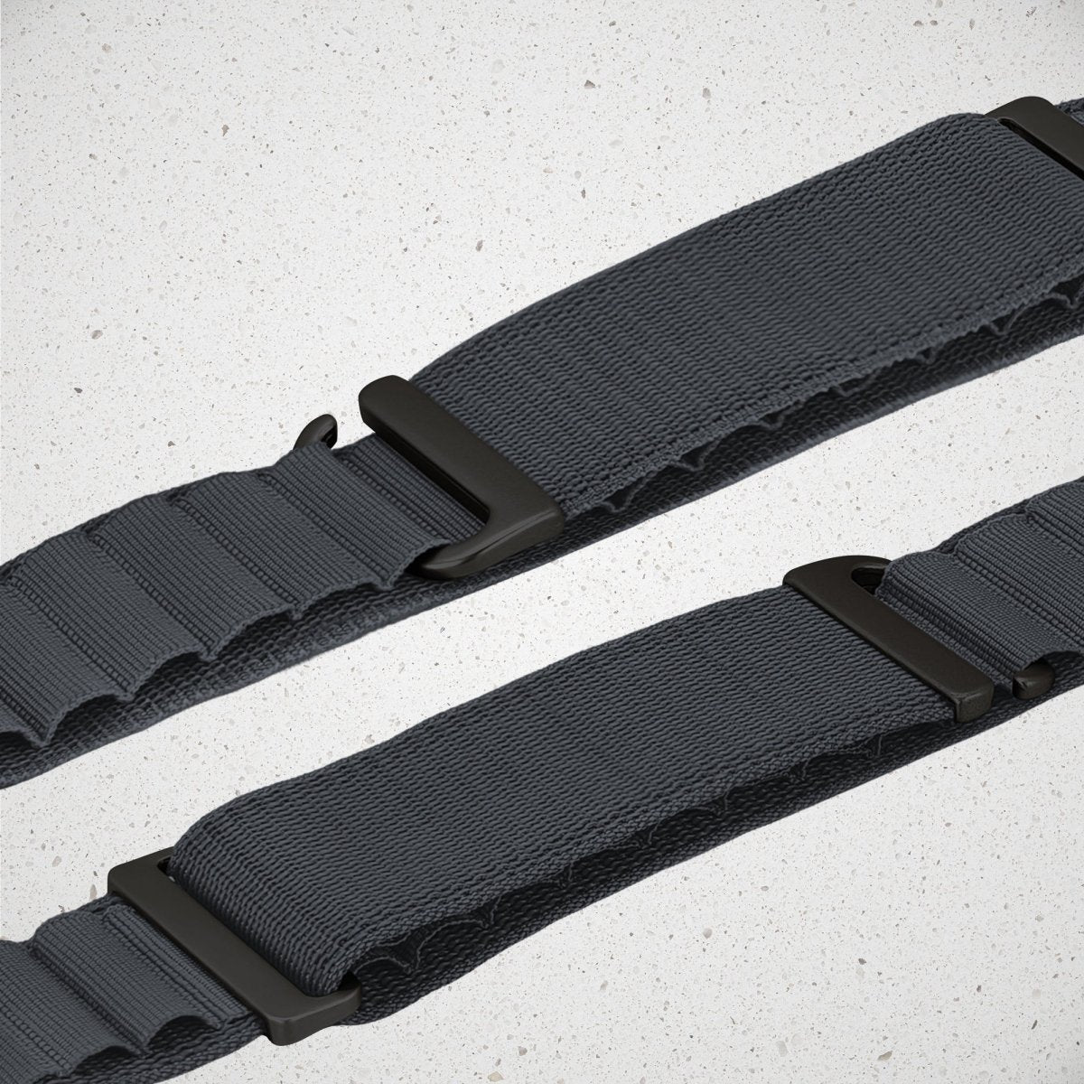 Mobilize Nylon Watch Band - Alpine - Black Connector - For Apple 38/40/41Mm - Dark Grey - 123TelecomShop