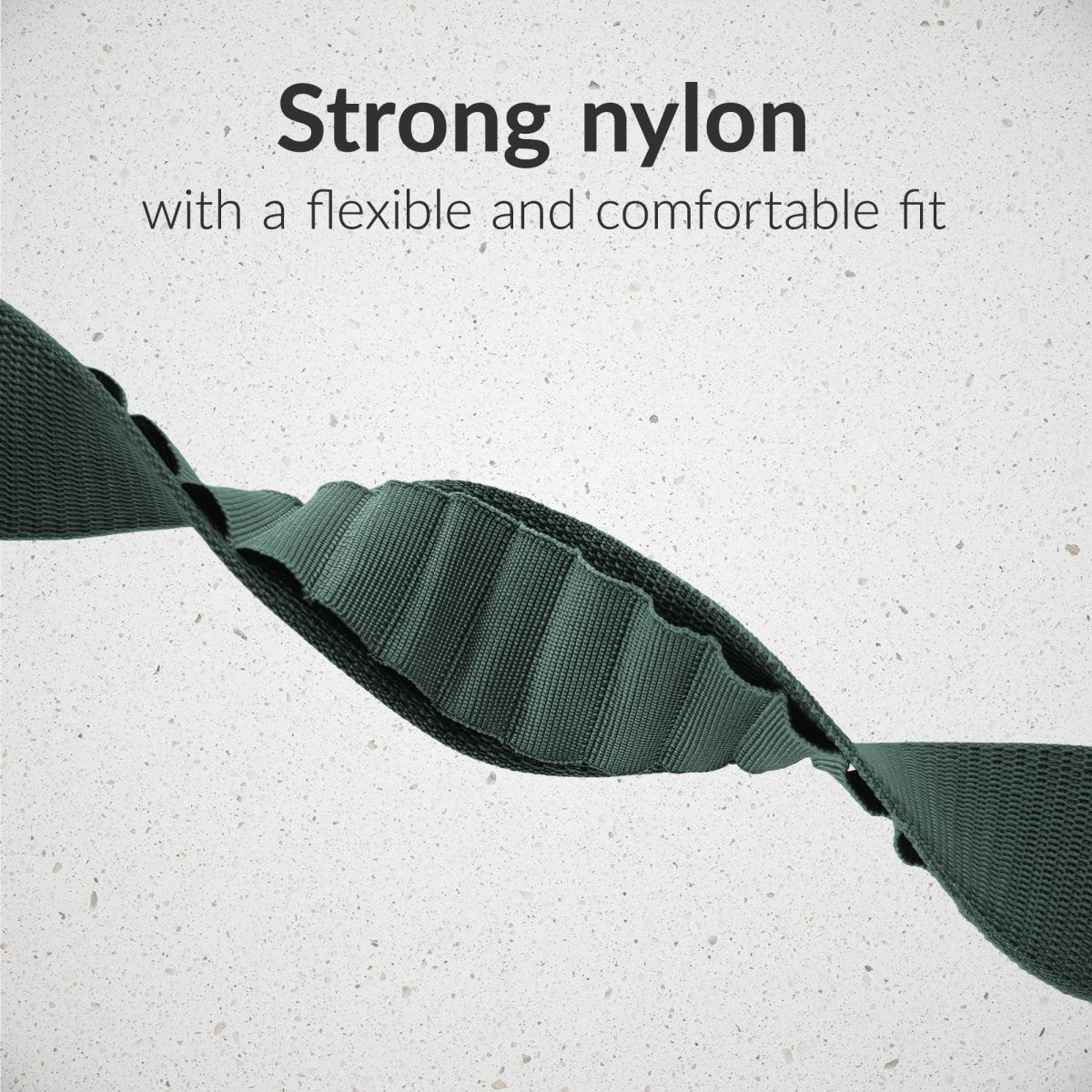 Mobilize Nylon Watch Band - Alpine - Black Connector - For Apple 38/40/41Mm - Green - 123TelecomShop