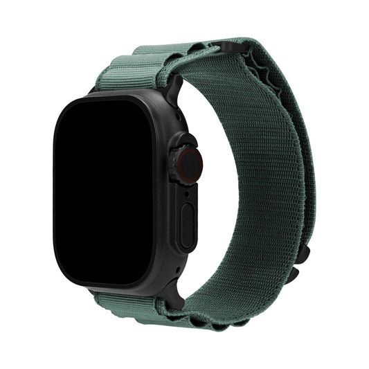 Mobilize Nylon Watch Band - Alpine - Black Connector - For Apple 38/40/41Mm - Green - 123TelecomShop