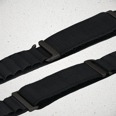 Mobilize Nylon Watch Band - Alpine - Black Connector - For Apple 42/44/45/49Mm - Black - 123TelecomShop