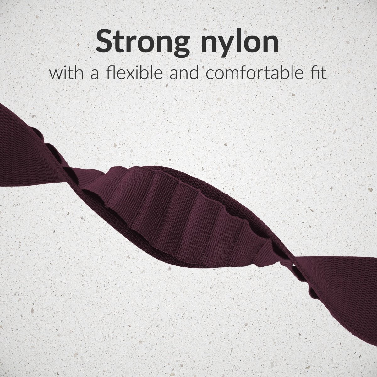 Mobilize Nylon Watch Band - Alpine - Black Connector - For Apple 42/44/45/49Mm - Bordeaux - 123TelecomShop