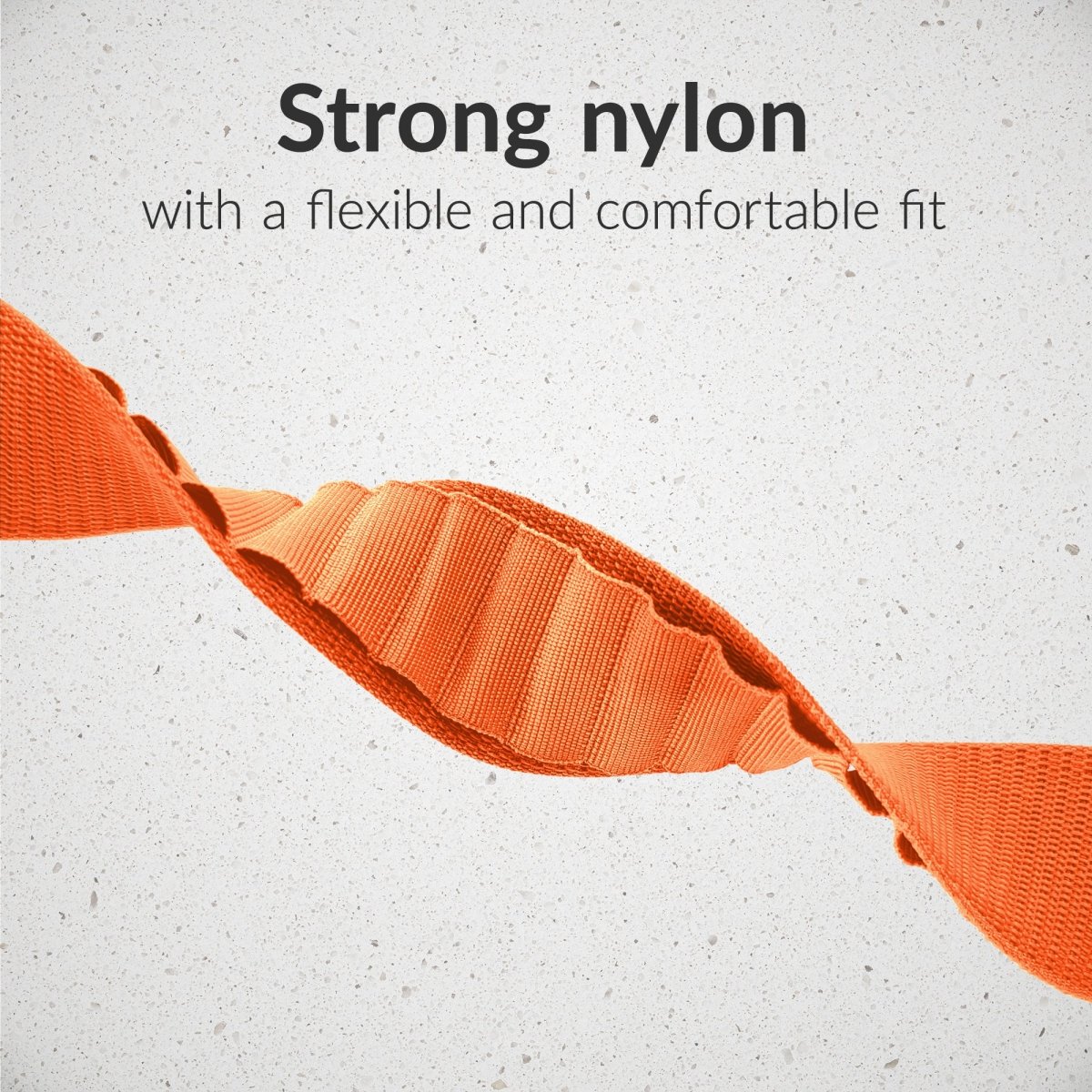 Mobilize Nylon Watch Band - Alpine - Black Connector - For Apple 42/44/45/49Mm - Orange - 123TelecomShop