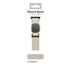 Mobilize Nylon Watch Band - Alpine - Black Connector - For Apple 42/44/45/49Mm - Starlight - 123TelecomShop