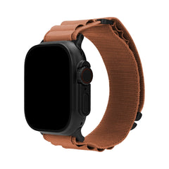 Mobilize Nylon Watch Band - Alpine - Black Connector - For Apple 42/44/45/49Mm - Terracotta - 123TelecomShop