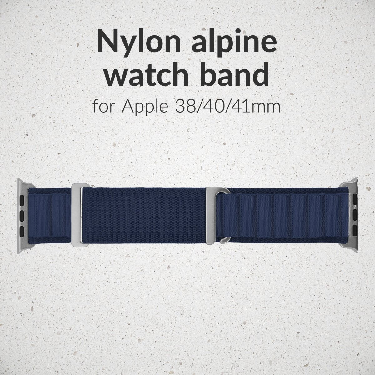 Mobilize Nylon Watch Band - Alpine - Titanium Connector - For Apple 38/40/41Mm - Blue - 123TelecomShop