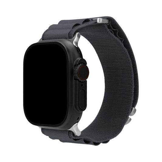 Mobilize Nylon Watch Band - Alpine - Titanium Connector - For Apple 38/40/41Mm - Dark Grey - 123TelecomShop