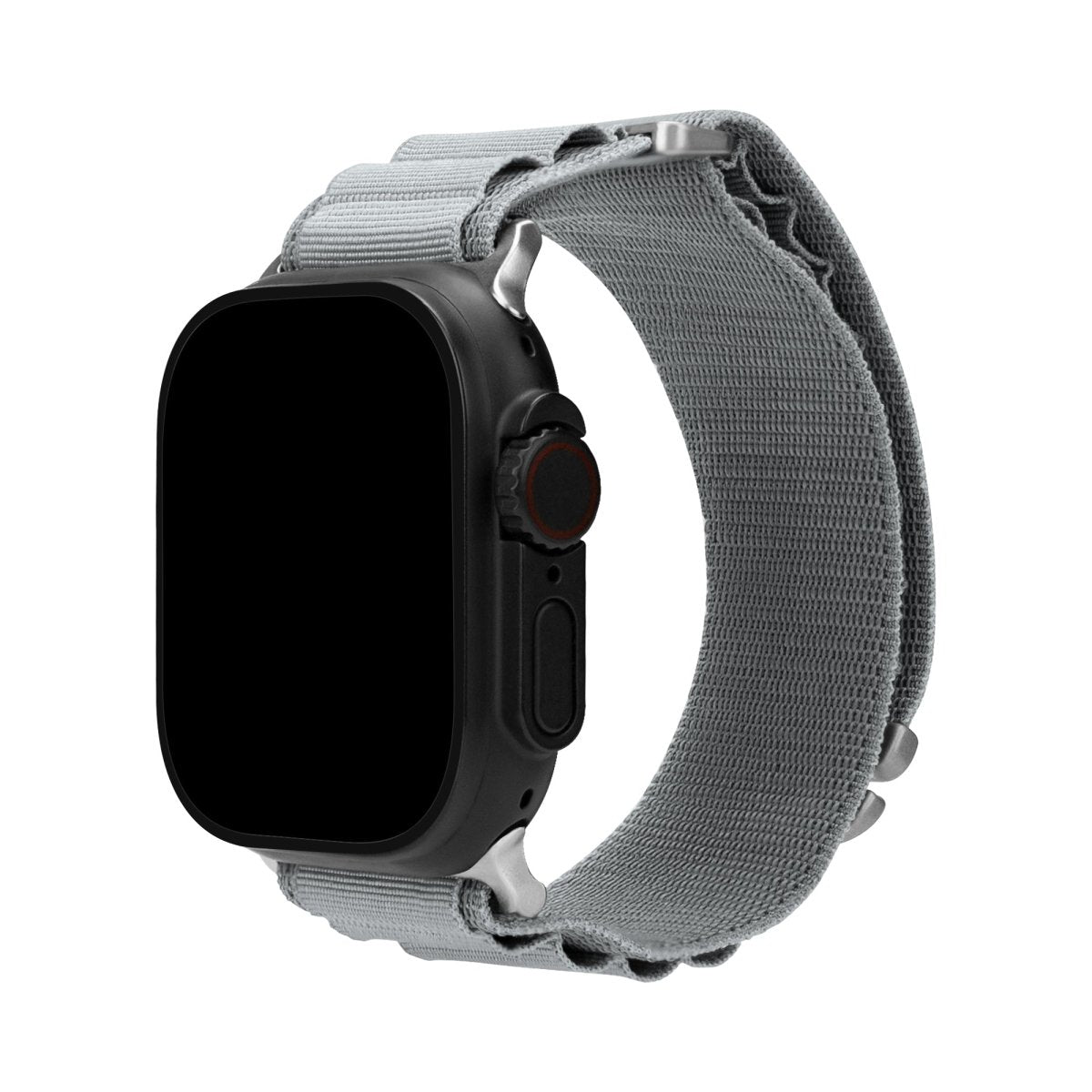 Mobilize Nylon Watch Band - Alpine - Titanium Connector - For Apple 38/40/41Mm - Light Grey - 123TelecomShop