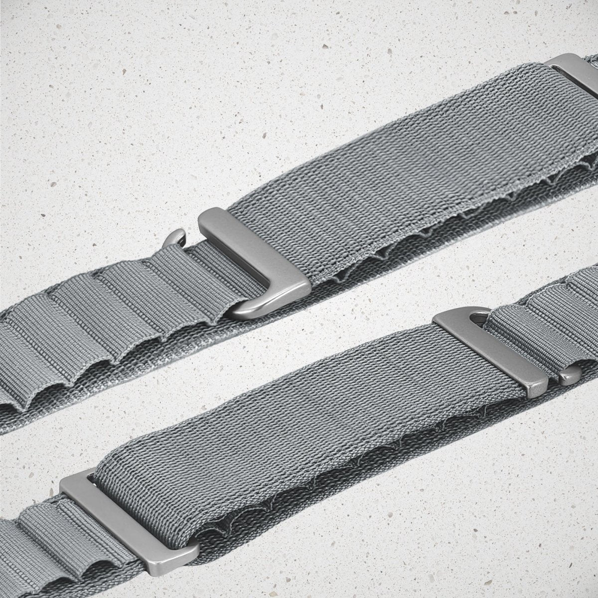 Mobilize Nylon Watch Band - Alpine - Titanium Connector - For Apple 38/40/41Mm - Light Grey - 123TelecomShop