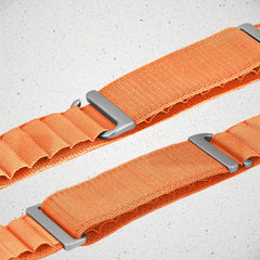 Mobilize Nylon Watch Band - Alpine - Titanium Connector - For Apple 38/40/41Mm - Orange - 123TelecomShop