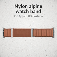 Mobilize Nylon Watch Band - Alpine - Titanium Connector - For Apple 38/40/41Mm - Terracotta - 123TelecomShop