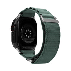 Mobilize Nylon Watch Band - Alpine - Titanium Connector - For Apple 42/44/45/49Mm - Green - 123TelecomShop