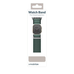 Mobilize Nylon Watch Band - Alpine - Titanium Connector - For Apple 42/44/45/49Mm - Green - 123TelecomShop