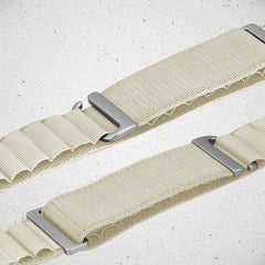 Mobilize Nylon Watch Band - Alpine - Titanium Connector - For Apple 42/44/45/49Mm - Starlight - 123TelecomShop