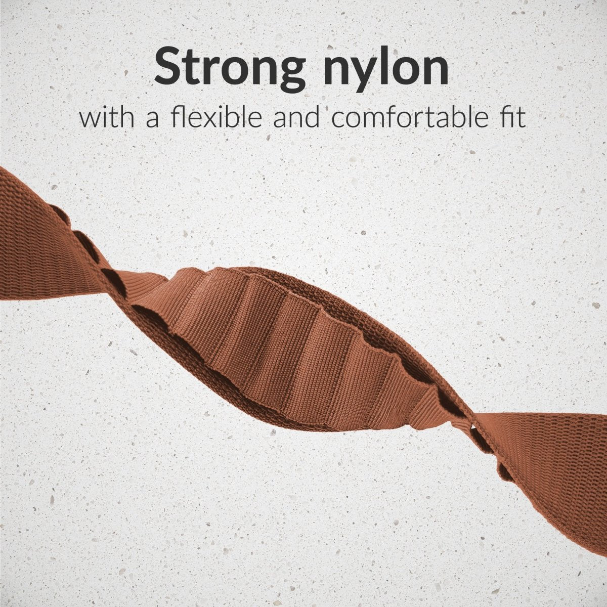 Mobilize Nylon Watch Band - Alpine - Titanium Connector - For Apple 42/44/45/49Mm - Terracotta - 123TelecomShop