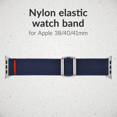 Mobilize Nylon Watch Band - Elastic - For Apple 38/40/41Mm - Blue - 123TelecomShop
