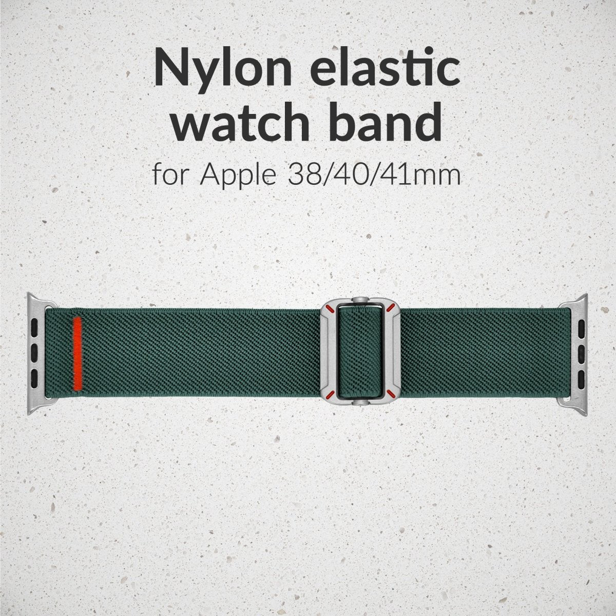Mobilize Nylon Watch Band - Elastic - For Apple 38/40/41Mm - Green - 123TelecomShop