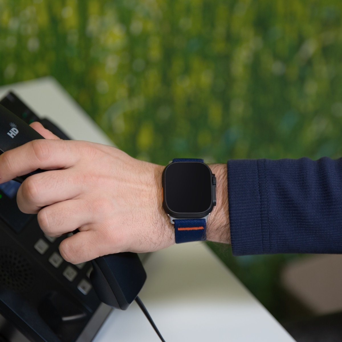 Mobilize Nylon Watch Band - Elastic - For Apple 42/44/45/49Mm - Blue - 123TelecomShop