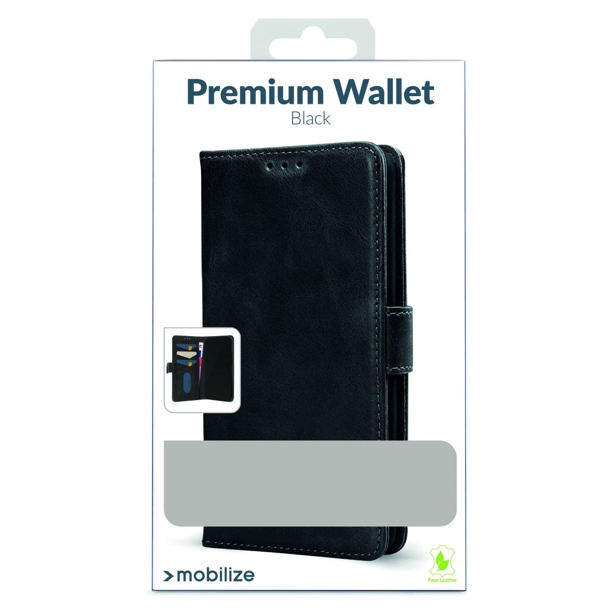 Mobilize Premium Gelly Wallet Book Case Apple Iphone 15 Pro Black - 123TelecomShop