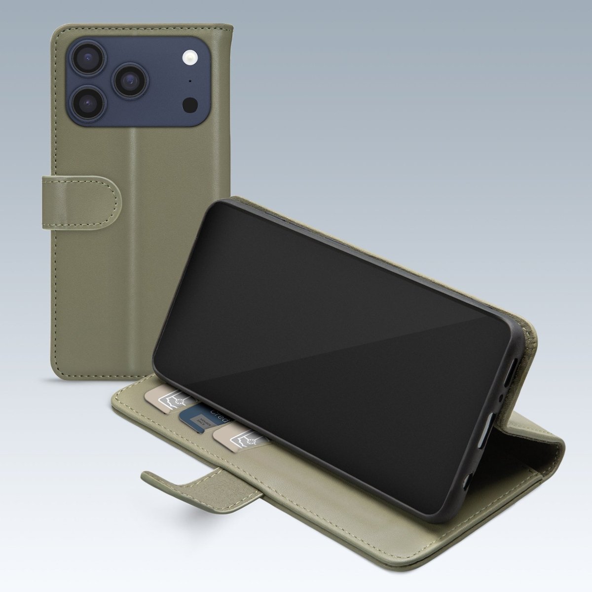 Mobilize Premium Gelly Wallet Book Case Apple Iphone 17 Pro Green - 123TelecomShop
