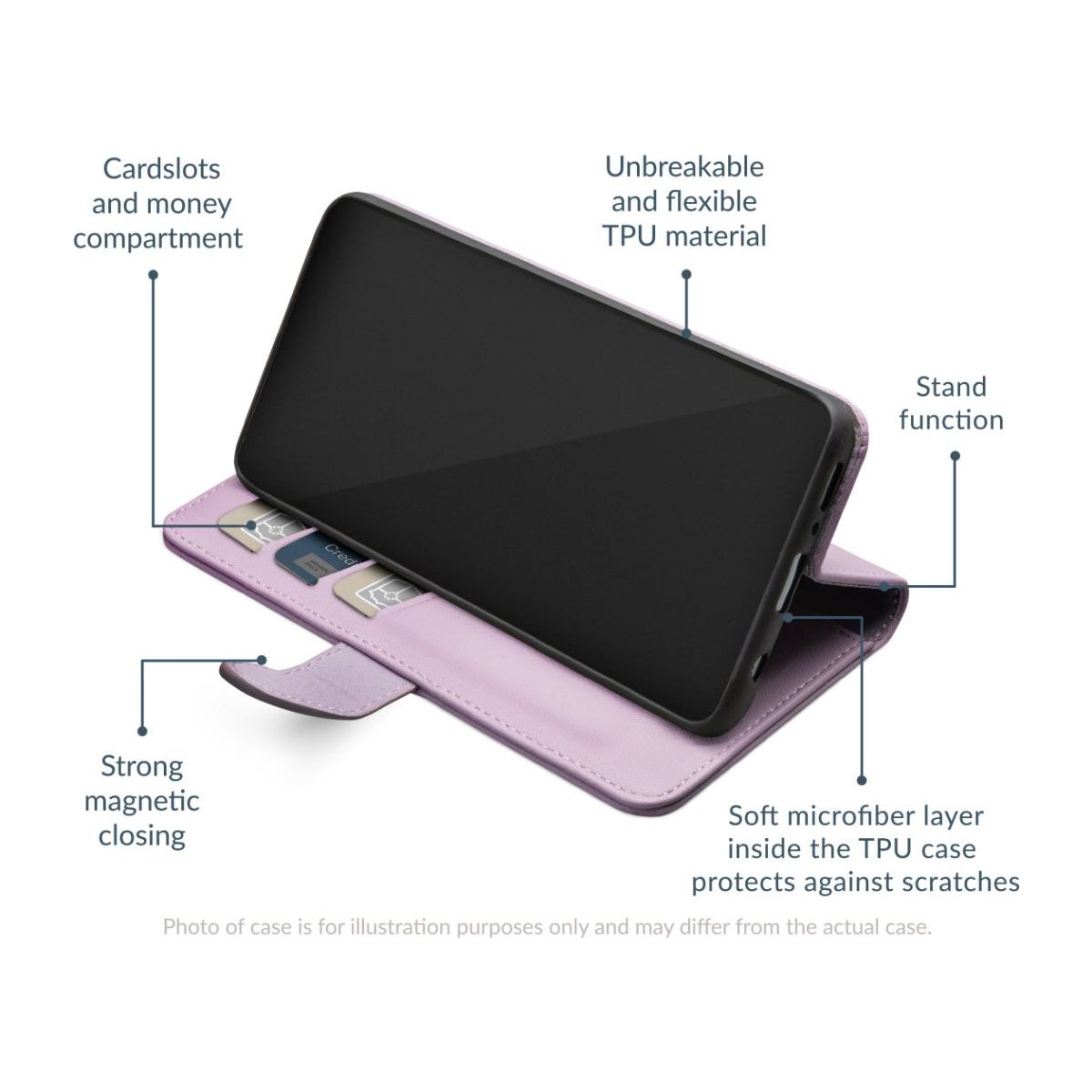 Mobilize Premium Gelly Wallet Book Case Samsung Galaxy S25+ 5G Purple - 123TelecomShop