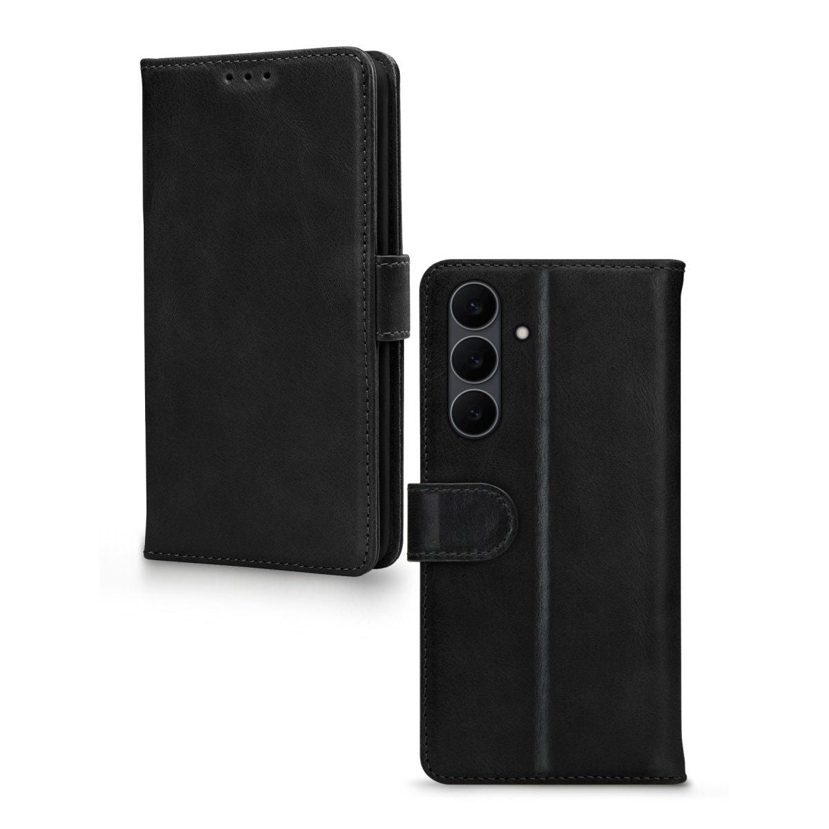 Mobilize Premium Gelly Wallet Book Case Samsung Galaxy S25 Fe Black - 123TelecomShop