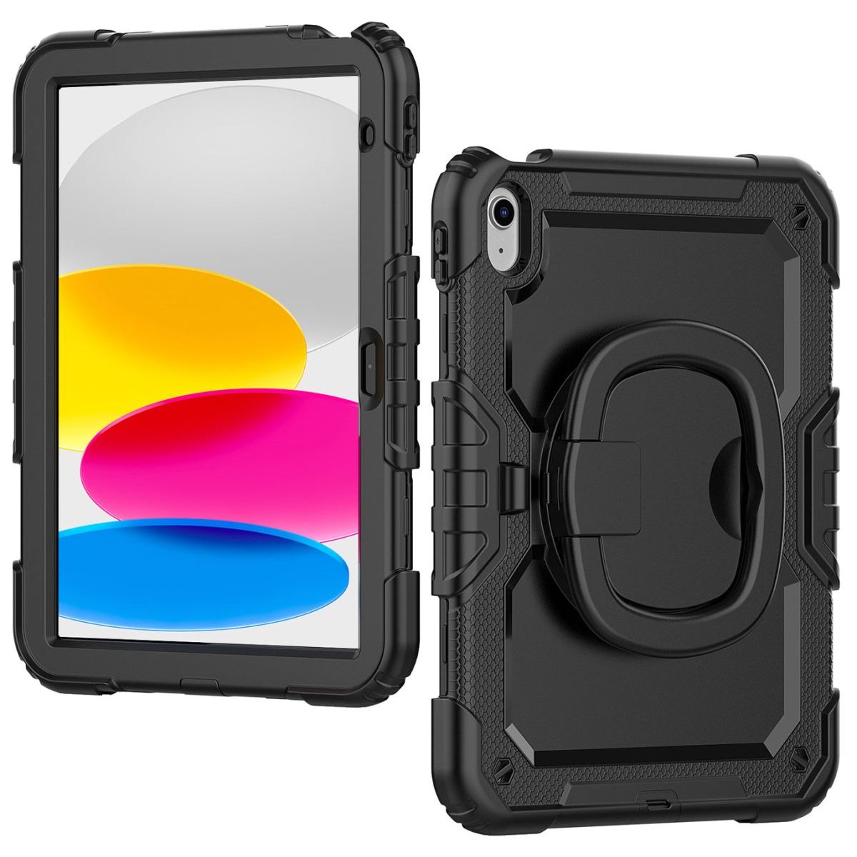Mobilize Rotating Defender Case Stand Function For Apple Ipad 10.9 (2022)/Ipad 11 (2025) Black - 123TelecomShop